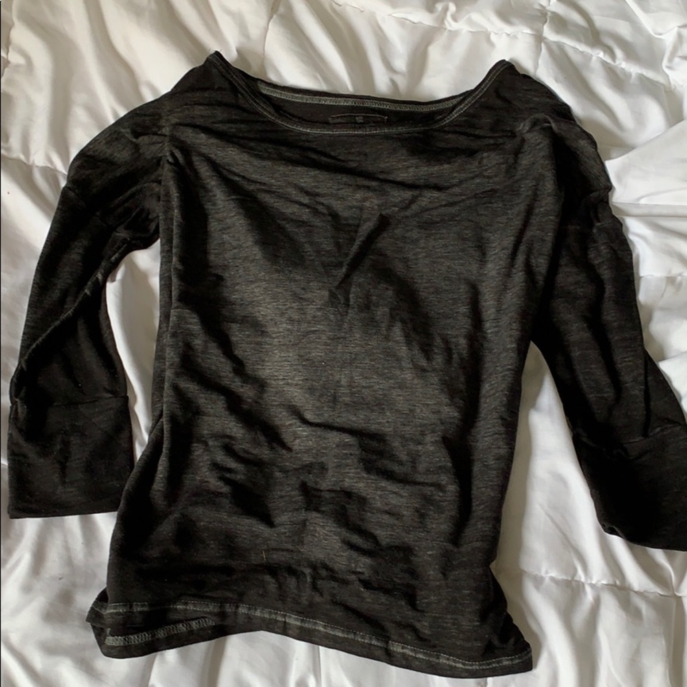 Black Flowy Shirt